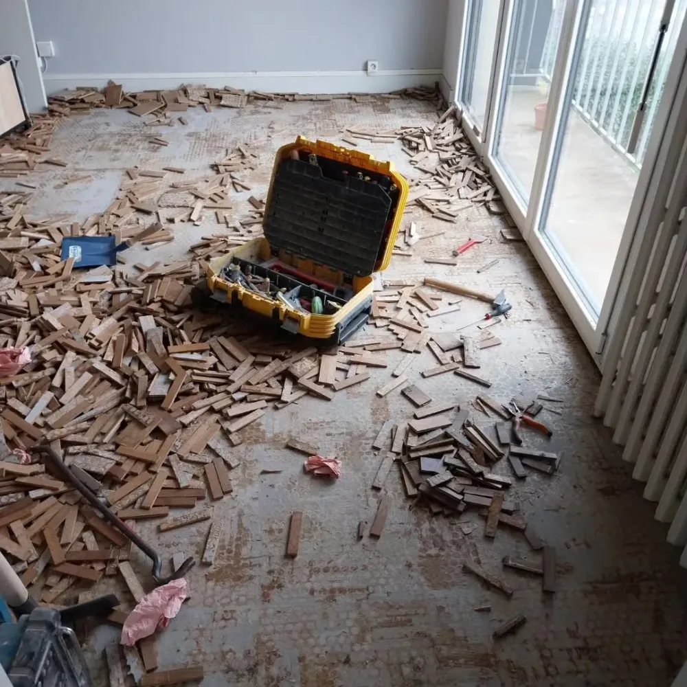 pose parquet avant